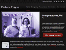 Tablet Screenshot of eschersenigma.com